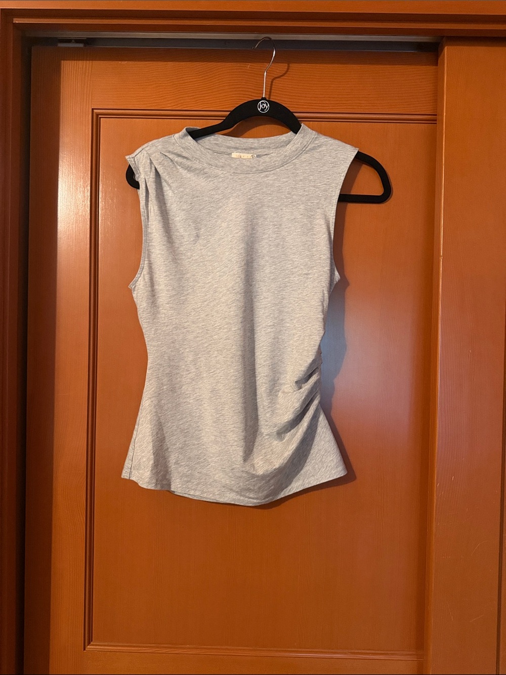 Nation LTD Light Gray Sleeveless Crew Tank
